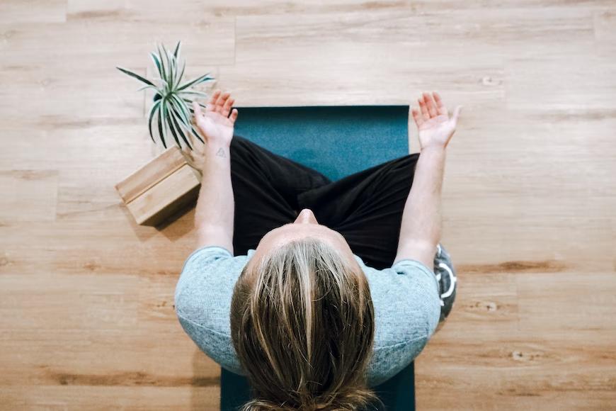  Meditation in a sitting position